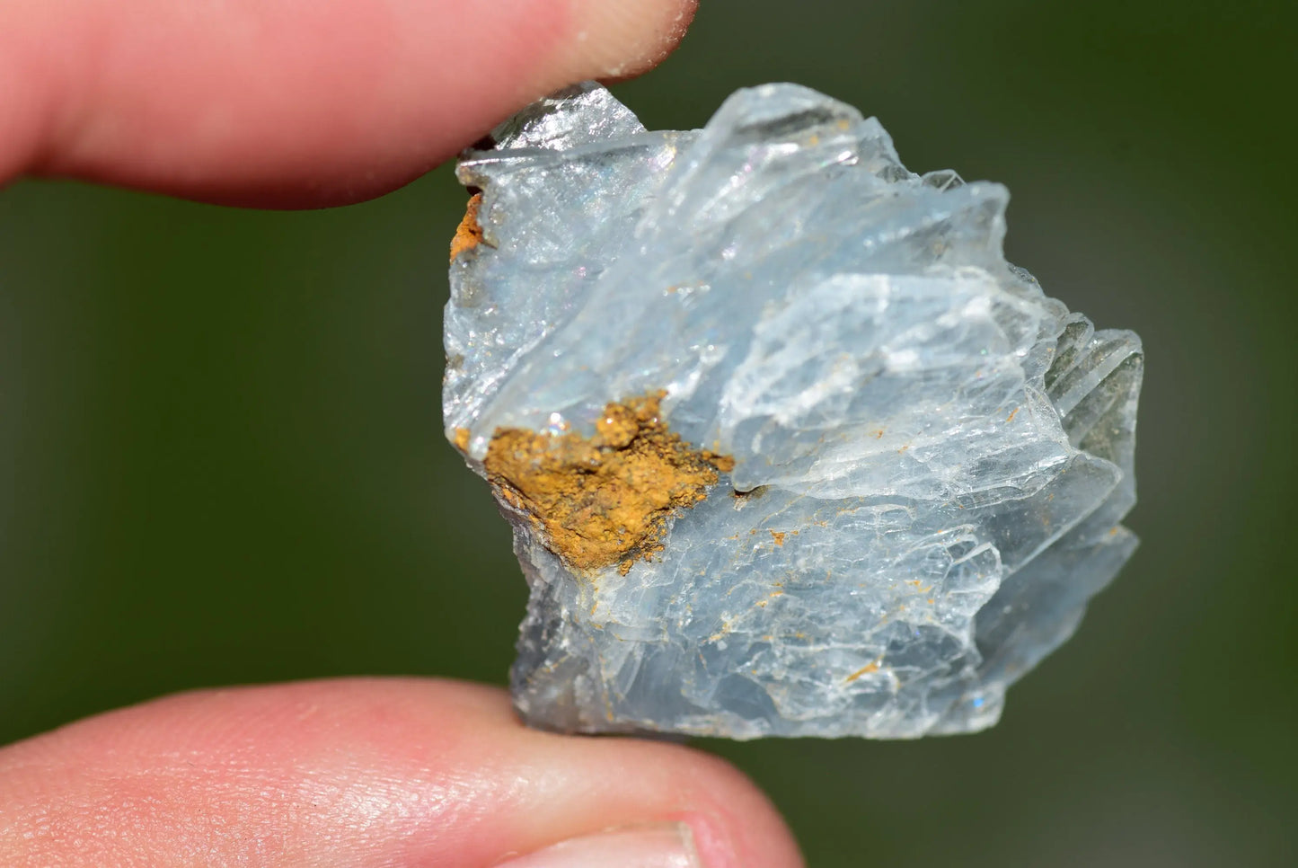 Blue Barite Crystal Morocco Nador Sidi Lahcen Mine #BR002 - MeteoriteNwa.com