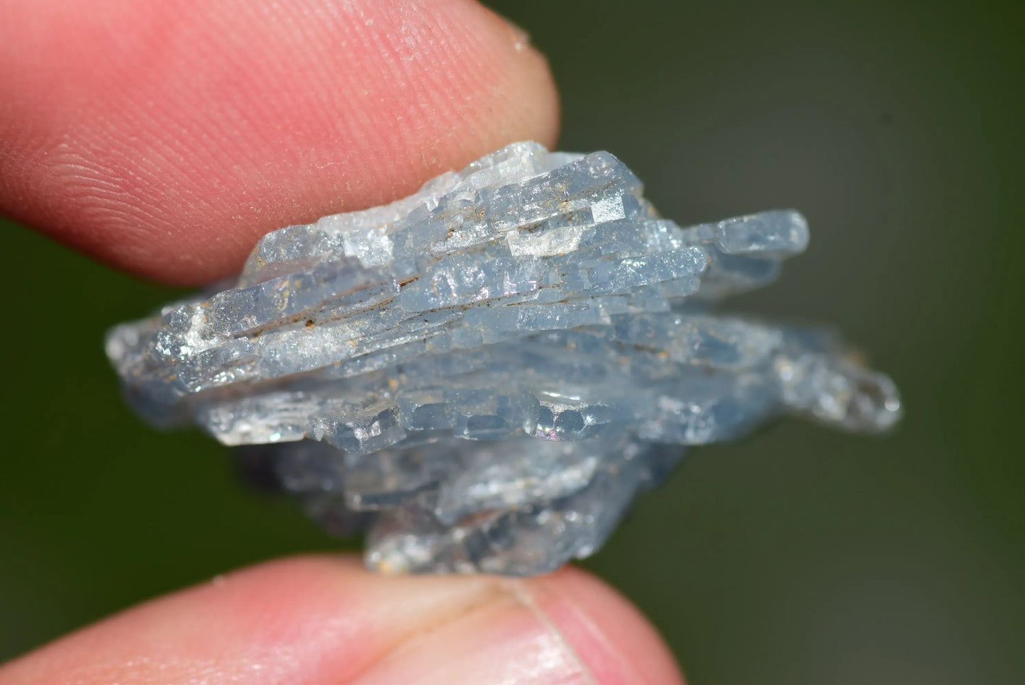 Blue Barite Crystal Morocco Nador Sidi Lahcen Mine #BR002 - MeteoriteNwa.com