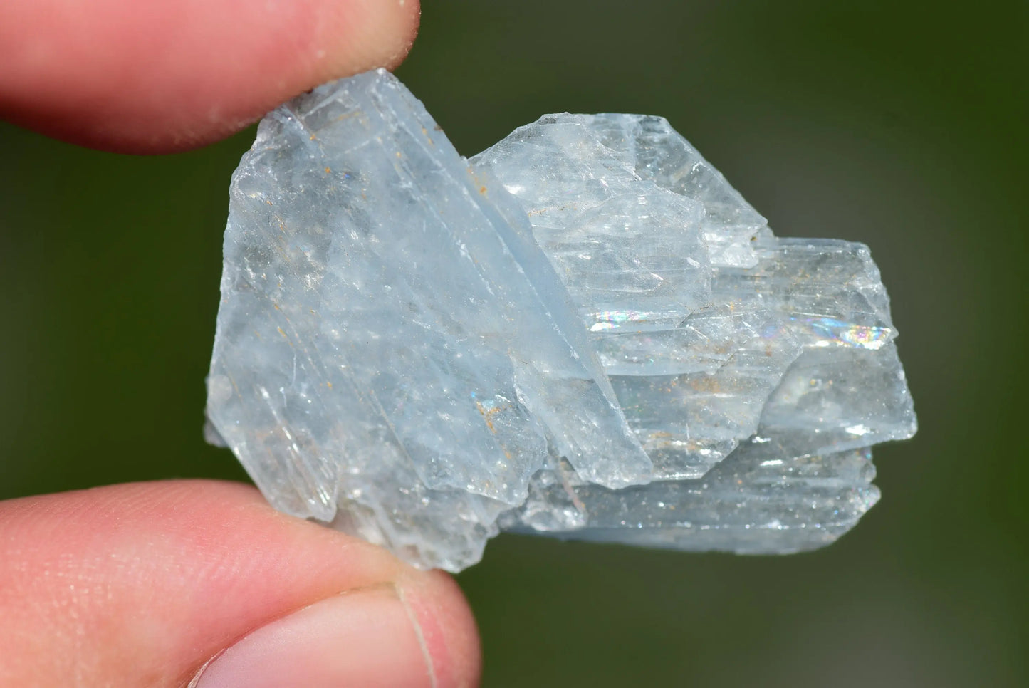 Blue Barite Crystal Morocco Nador Sidi Lahcen Mine #BR003 - MeteoriteNwa.com