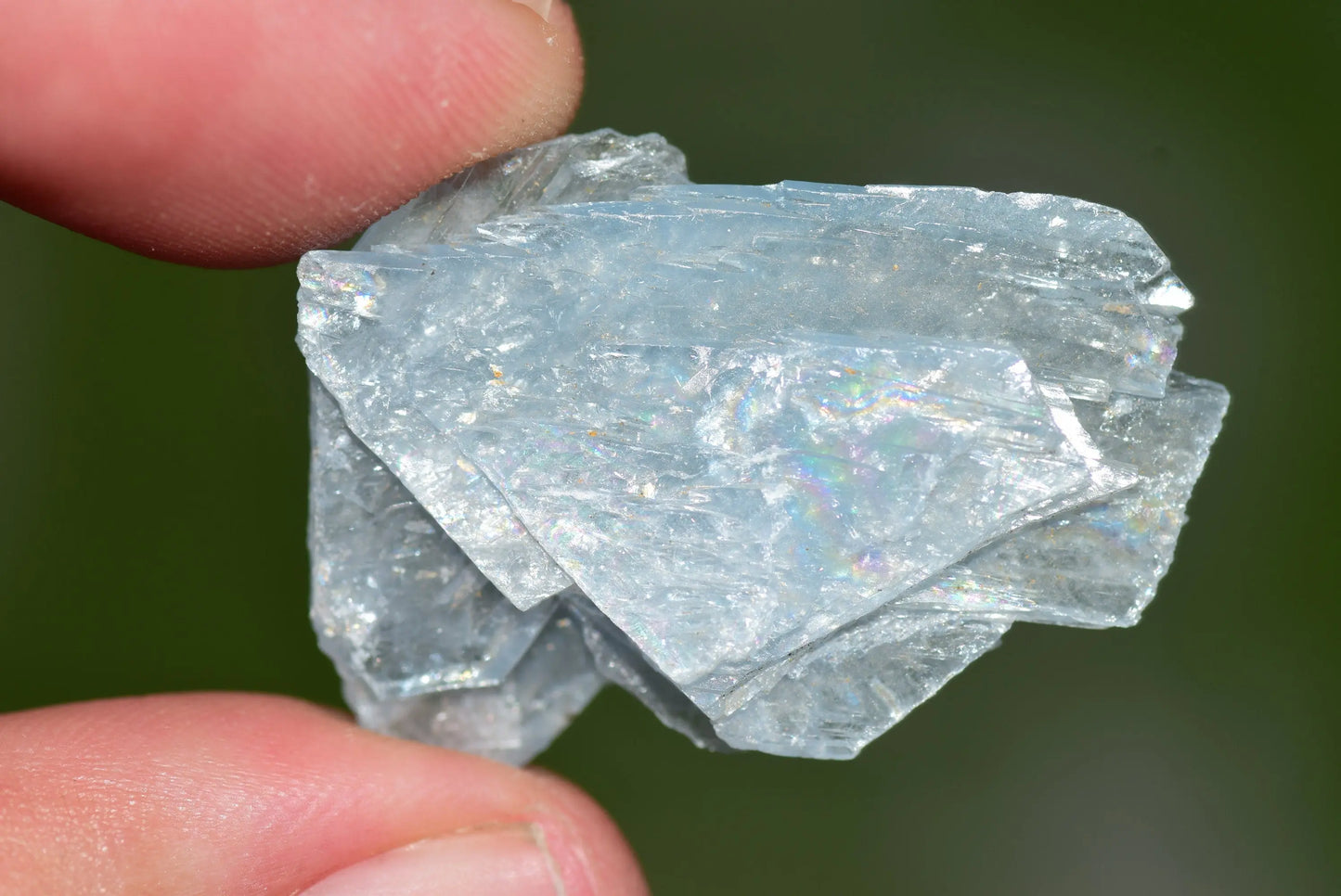 Blue Barite Crystal Morocco Nador Sidi Lahcen Mine #BR003 - MeteoriteNwa.com
