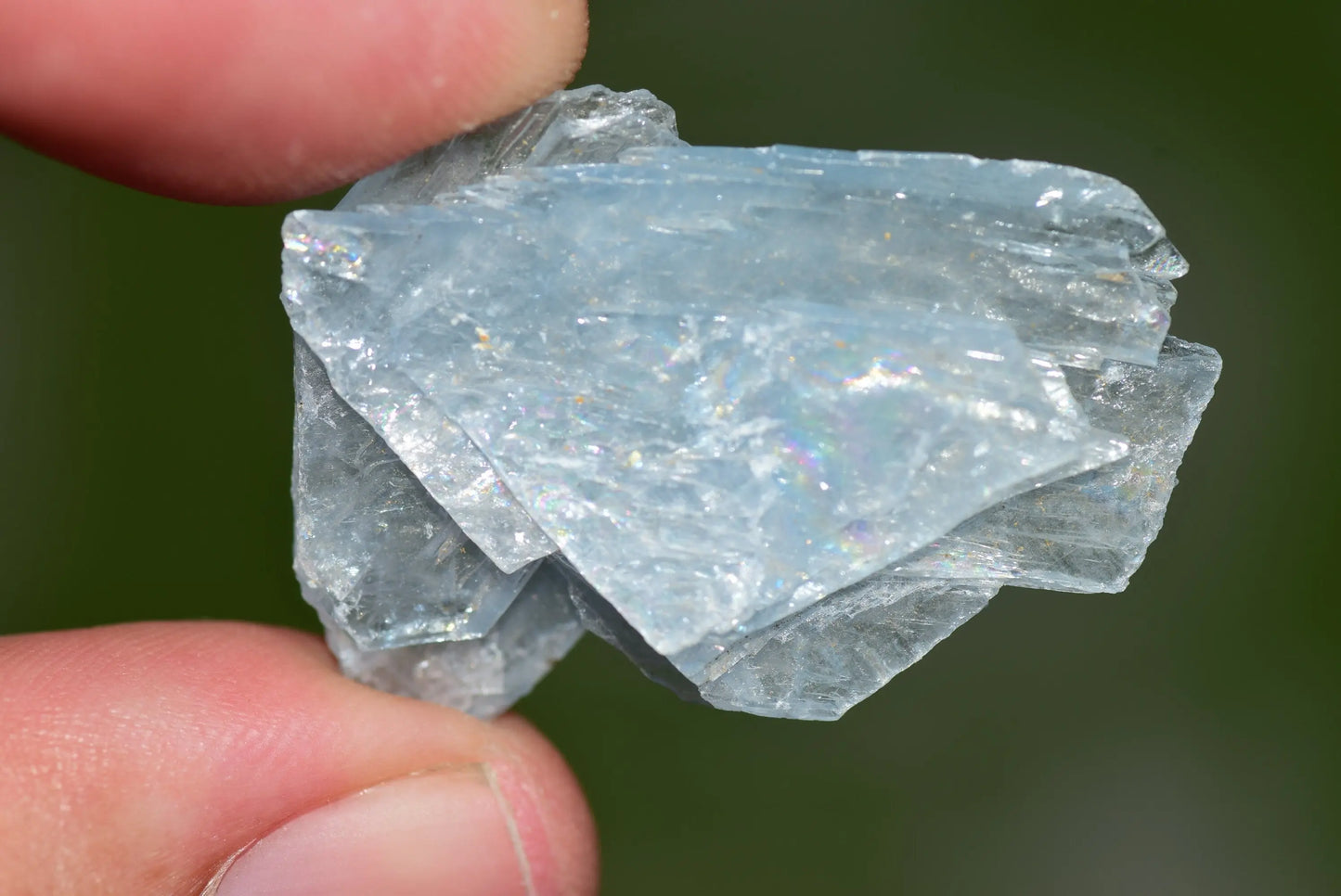 Blue Barite Crystal Morocco Nador Sidi Lahcen Mine #BR003 - MeteoriteNwa.com