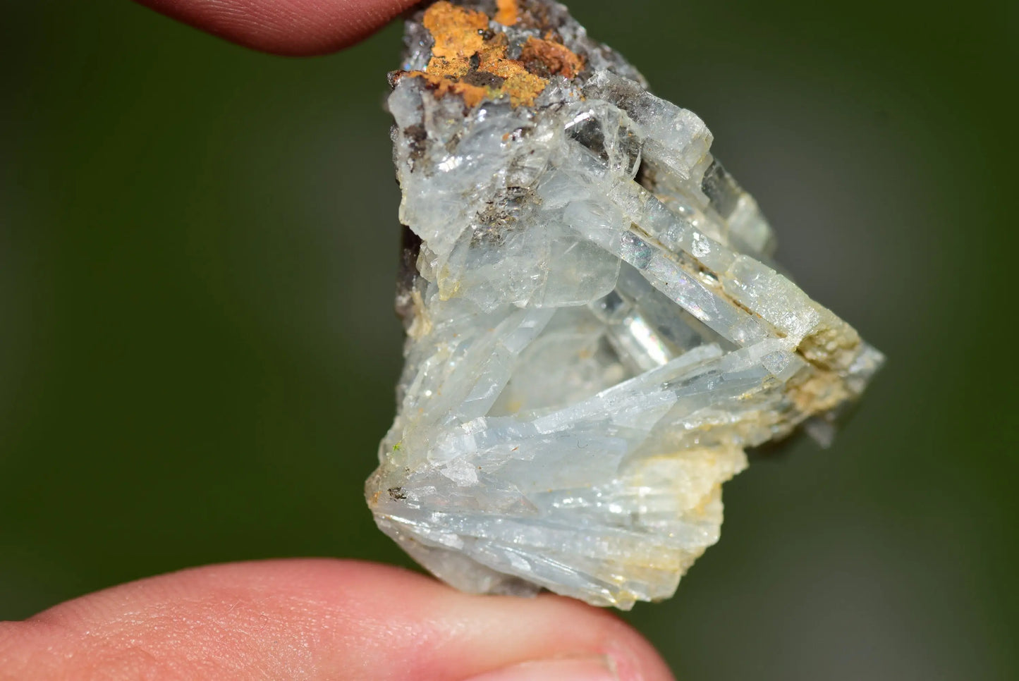 Blue Barite Crystal Morocco Nador Sidi Lahcen Mine #BR004 - MeteoriteNwa.com