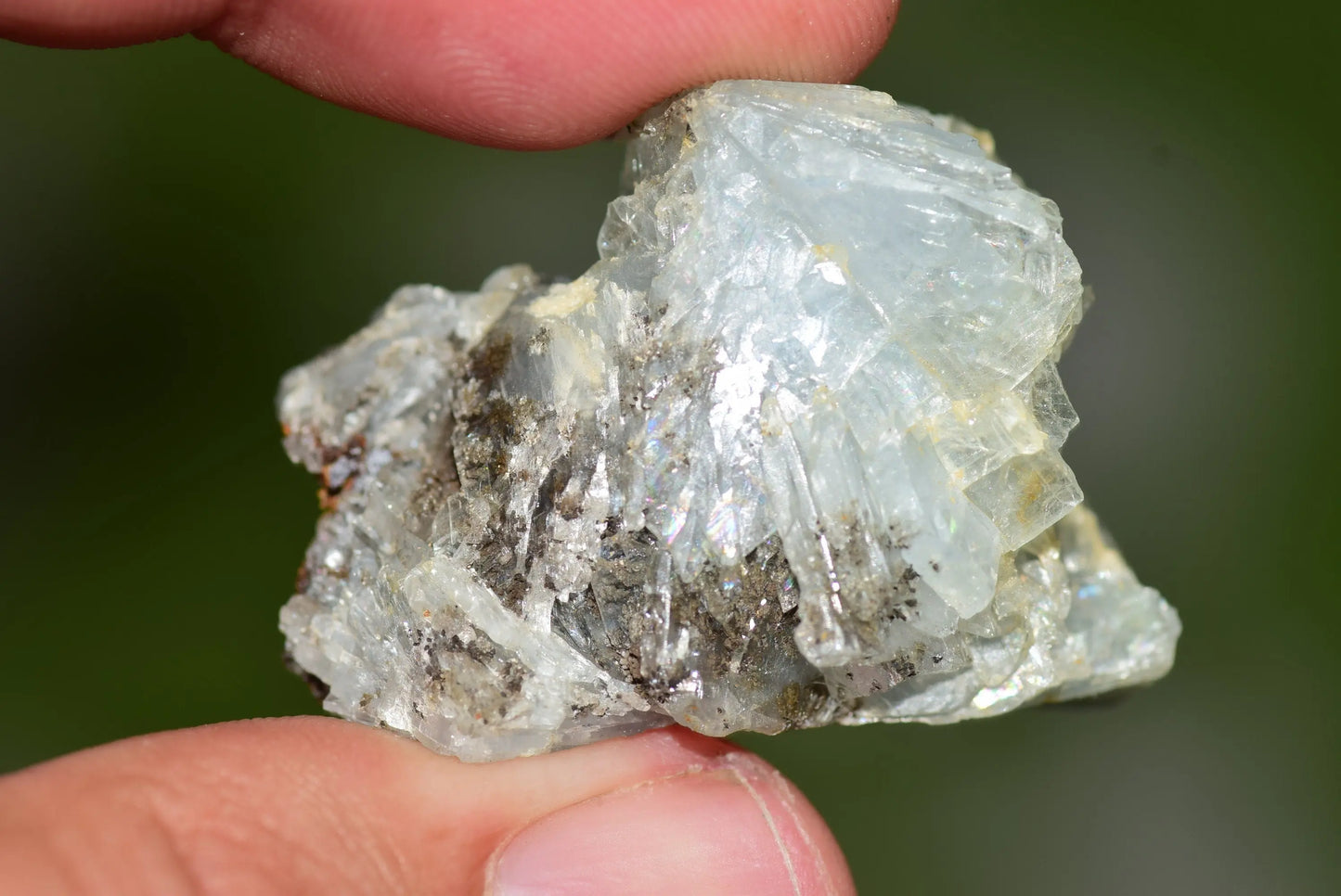 Blue Barite Crystal Morocco Nador Sidi Lahcen Mine #BR004 - MeteoriteNwa.com