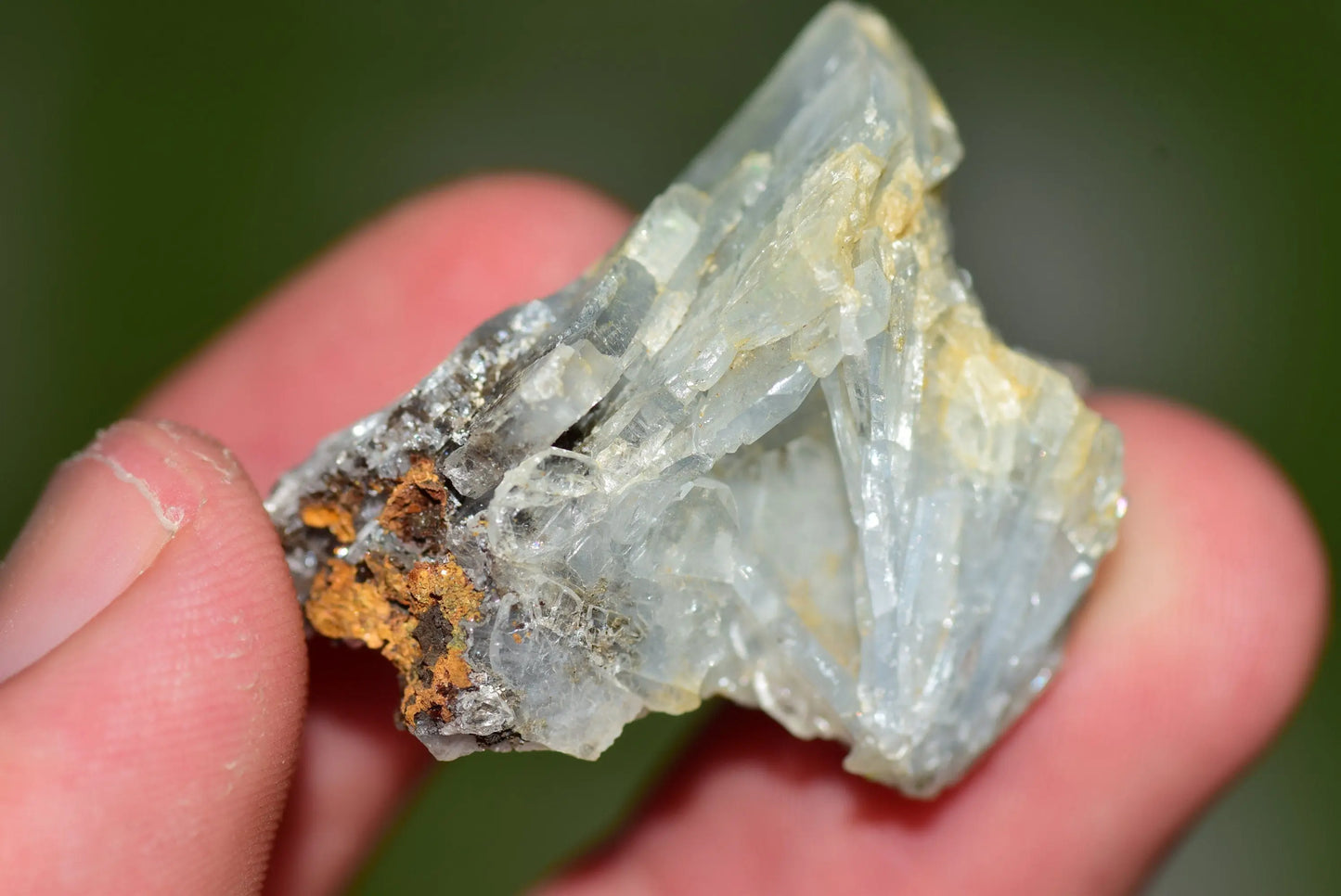 Blue Barite Crystal Morocco Nador Sidi Lahcen Mine #BR004 - MeteoriteNwa.com