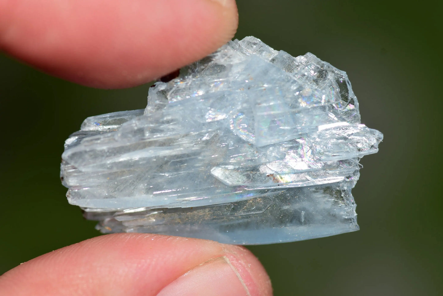 Blue Barite Crystal Morocco Nador Sidi Lahcen Mine #BR005 - MeteoriteNwa.com
