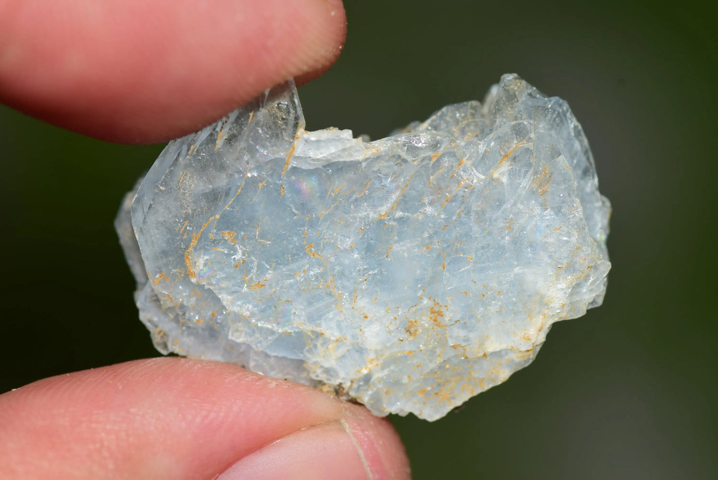 Blue Barite Crystal Morocco Nador Sidi Lahcen Mine #BR006 - MeteoriteNwa.com
