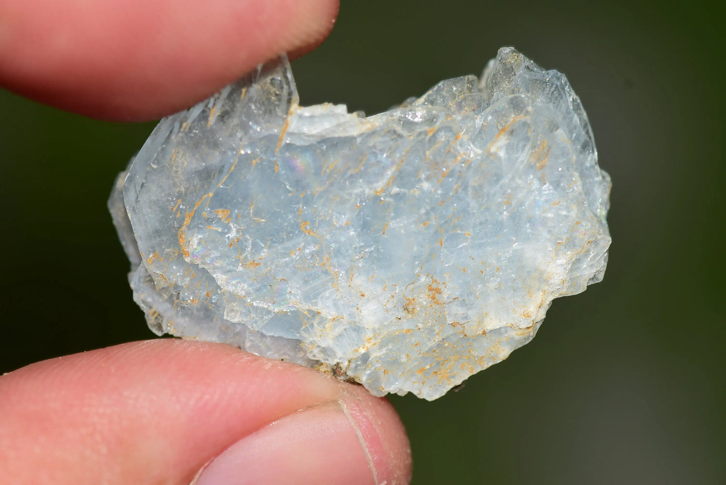 Blue Barite Crystal Morocco Nador Sidi Lahcen Mine #BR006 - MeteoriteNwa.com