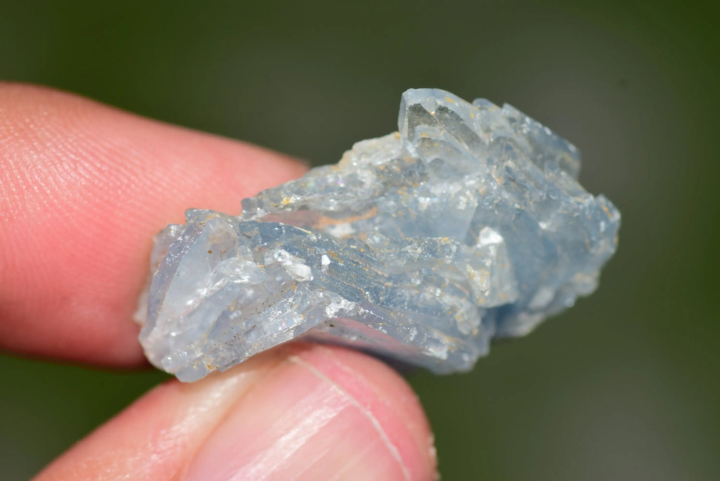 Blue Barite Crystal Morocco Nador Sidi Lahcen Mine #BR006 - MeteoriteNwa.com