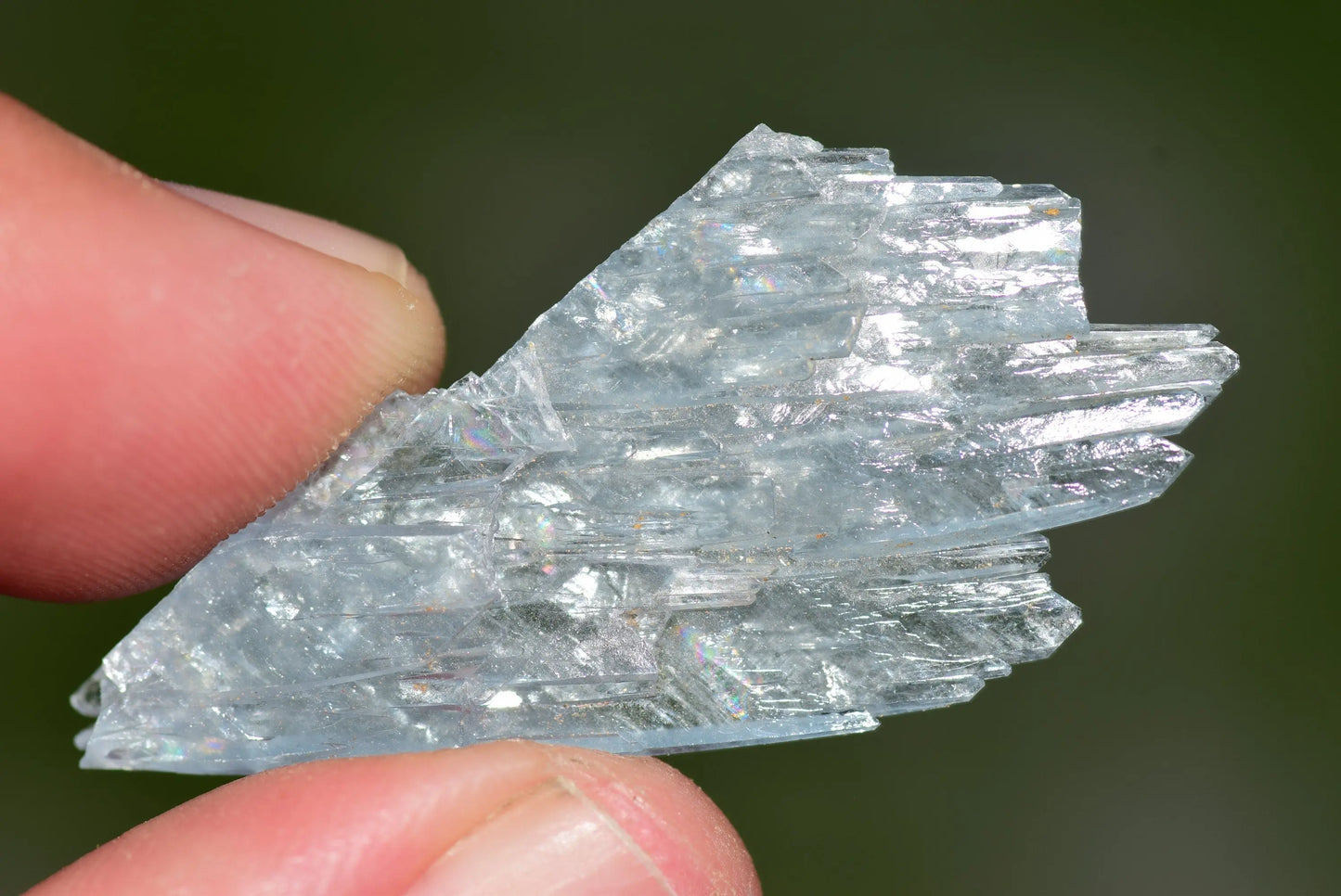 Blue Barite Crystal Morocco Nador Sidi Lahcen Mine #BR010 - MeteoriteNwa.com