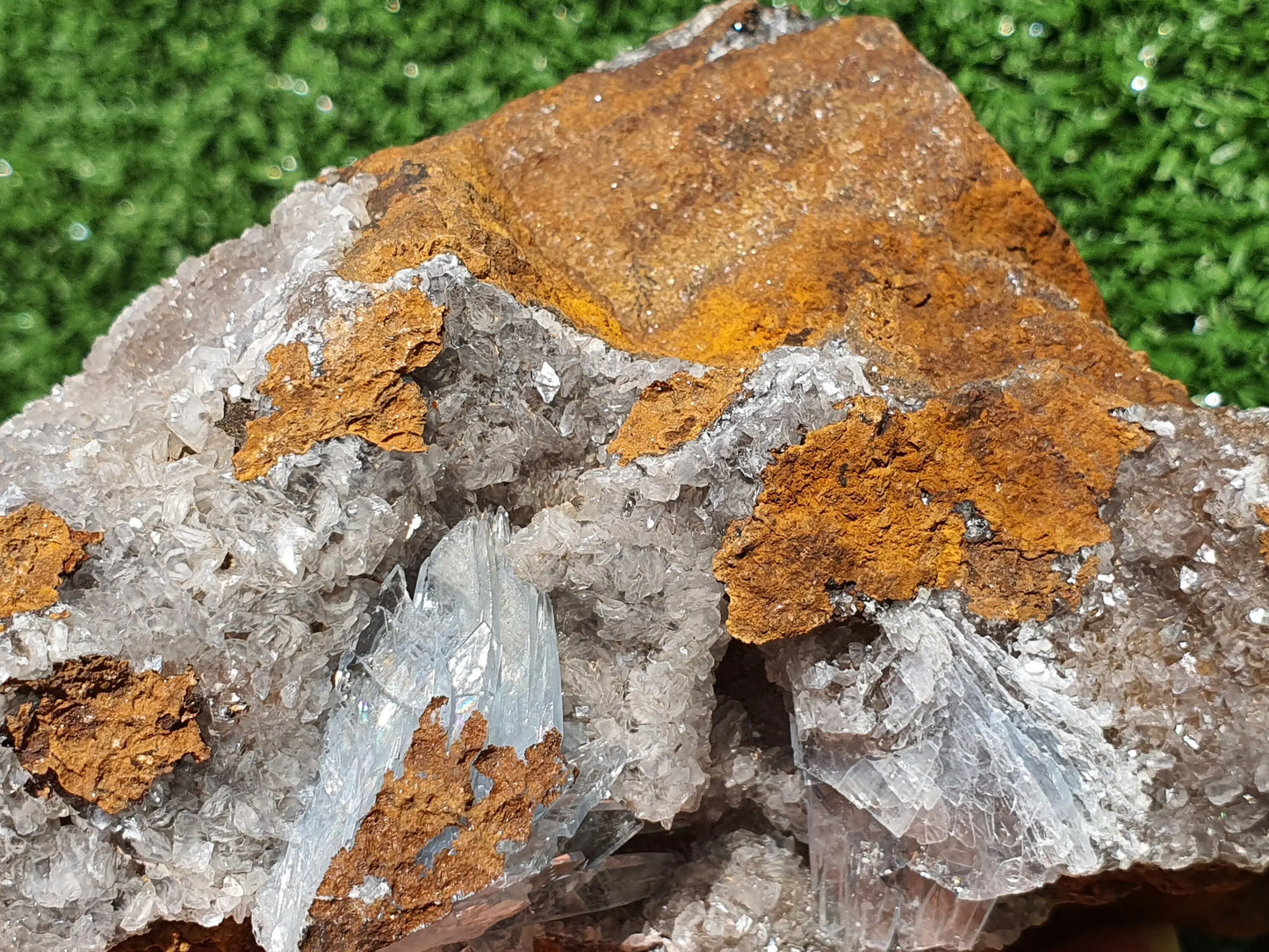 Blue Barite Crystal Morocco Nador Sidi Lahcen Mine #BR010 - MeteoriteNwa.com