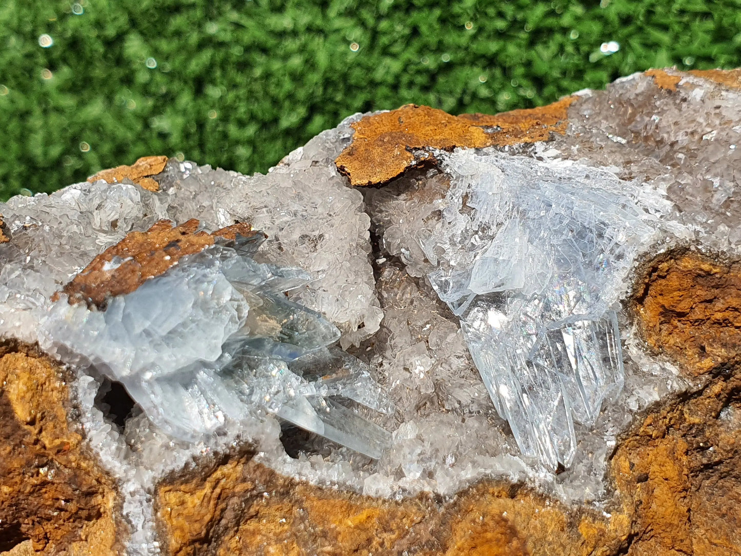 Blue Barite Crystal Morocco Nador Sidi Lahcen Mine #BR010 - MeteoriteNwa.com