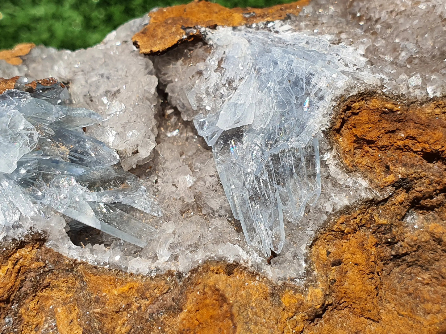 Blue Barite Crystal Morocco Nador Sidi Lahcen Mine #BR010 - MeteoriteNwa.com
