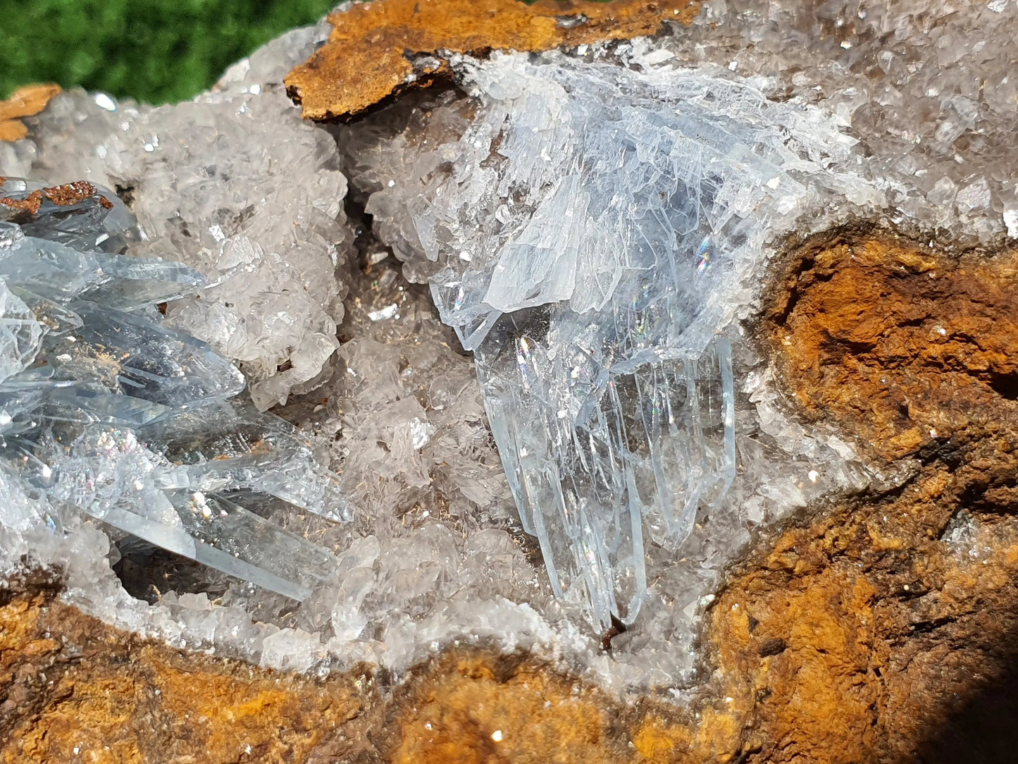 Blue Barite Crystal Morocco Nador Sidi Lahcen Mine #BR010 - MeteoriteNwa.com