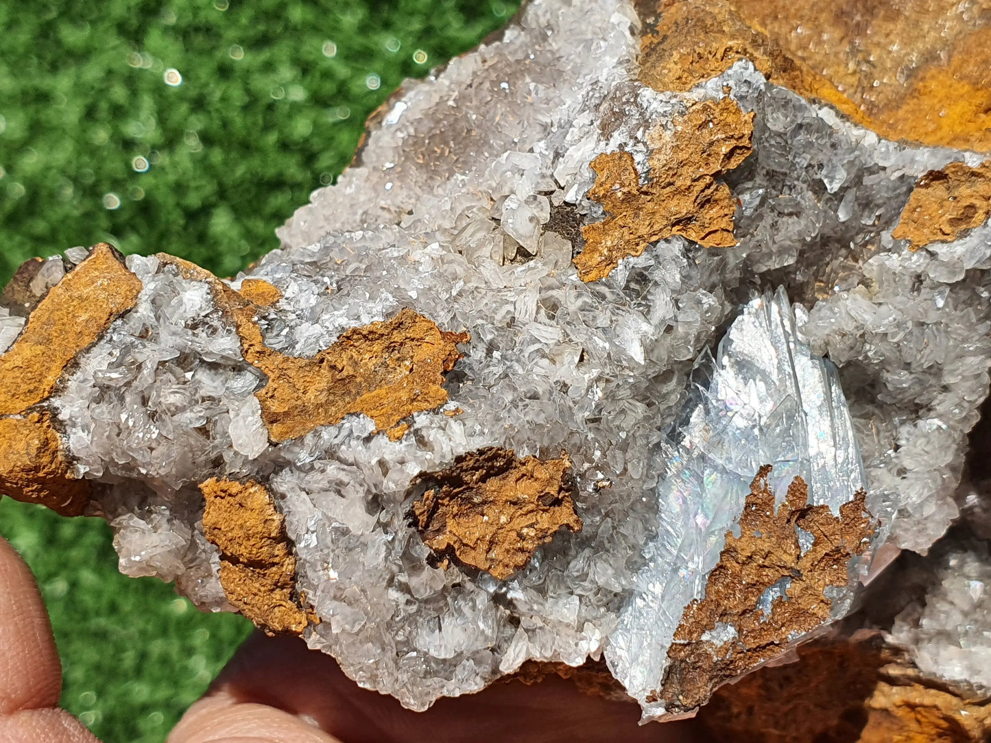 Blue Barite Crystal Morocco Nador Sidi Lahcen Mine #BR010 - MeteoriteNwa.com