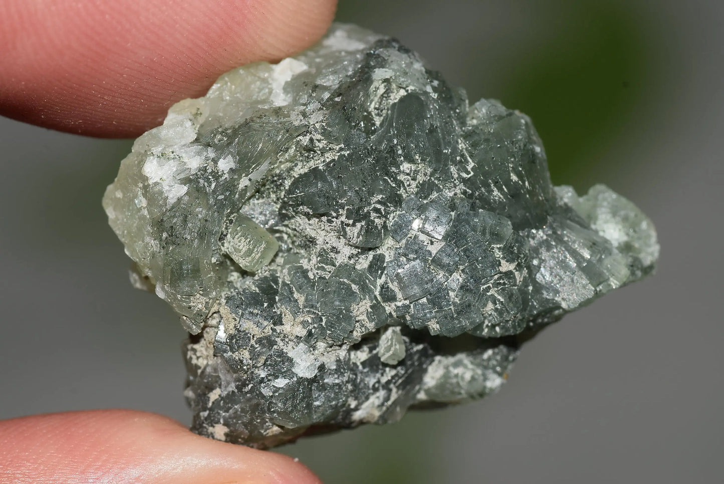 Green PREHNITE Crystals Cluster on Matrix Rock Morocco Raw - MeteoriteNwa.com