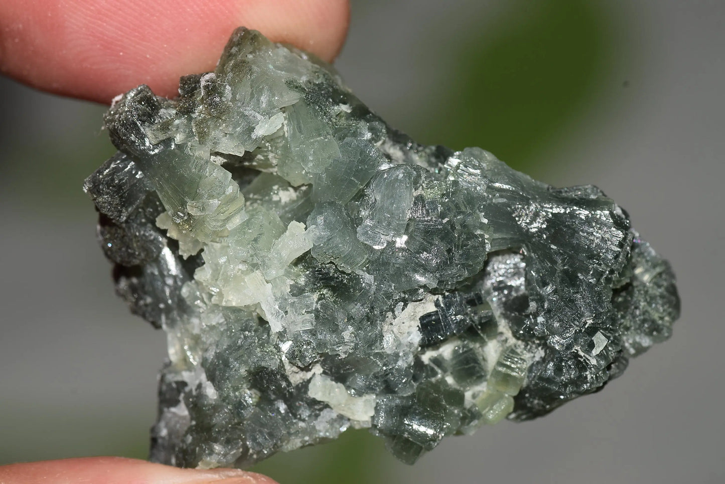 Green Prehnite Crystals Cluster on Matrix Rock Morocco Raw - MeteoriteNwa.com