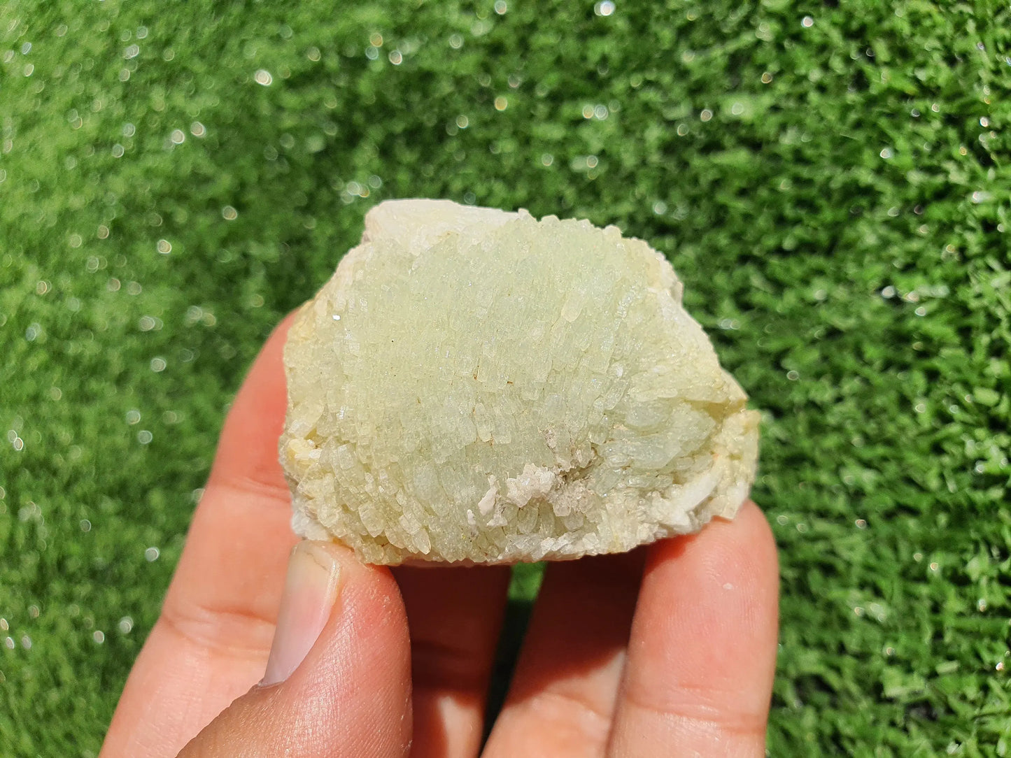 Prehnite crystals with Quartz Imilchil Morocco - MeteoriteNwa.com