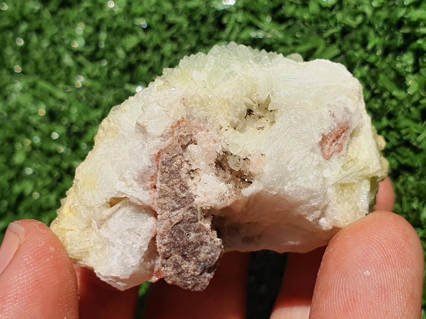 Prehnite crystals with Quartz Imilchil Morocco - MeteoriteNwa.com