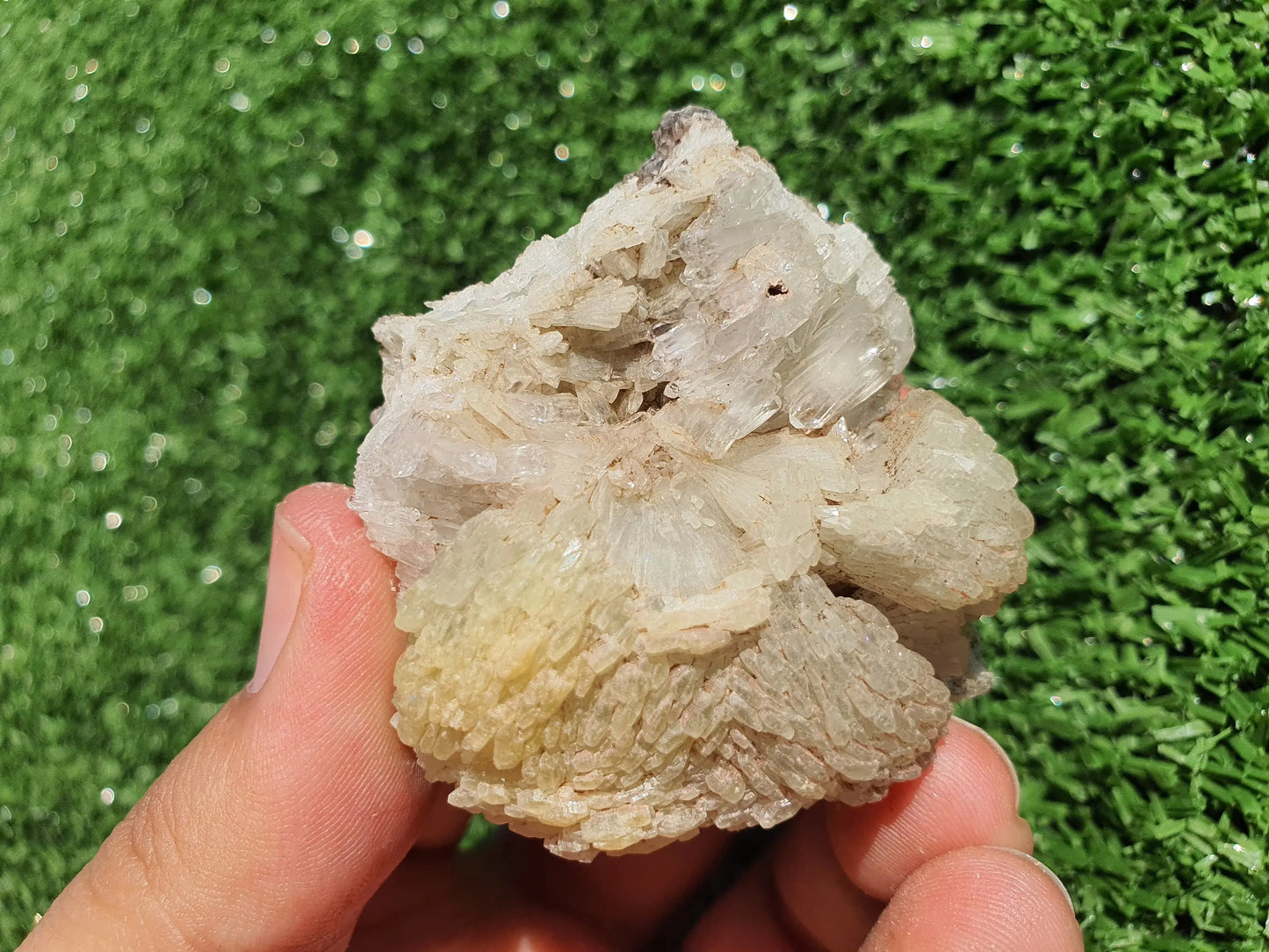 Prehnite crystals with Quartz Imilchil Morocco - MeteoriteNwa.com