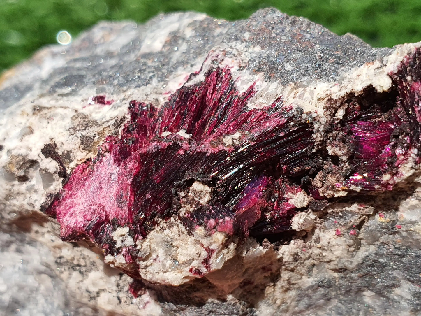 Stunning Piece of Pink Erythrite Crystal Cluster, Pink Erythrite Crystal - MeteoriteNwa.com