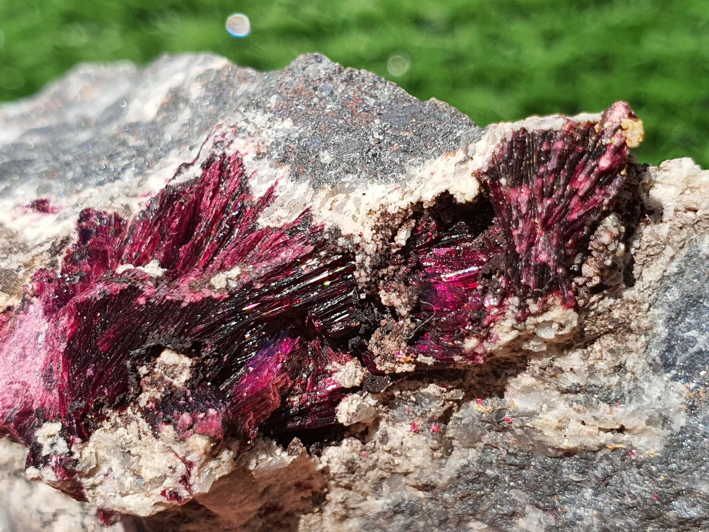 Stunning Piece of Pink Erythrite Crystal Cluster, Pink Erythrite Crystal - MeteoriteNwa.com