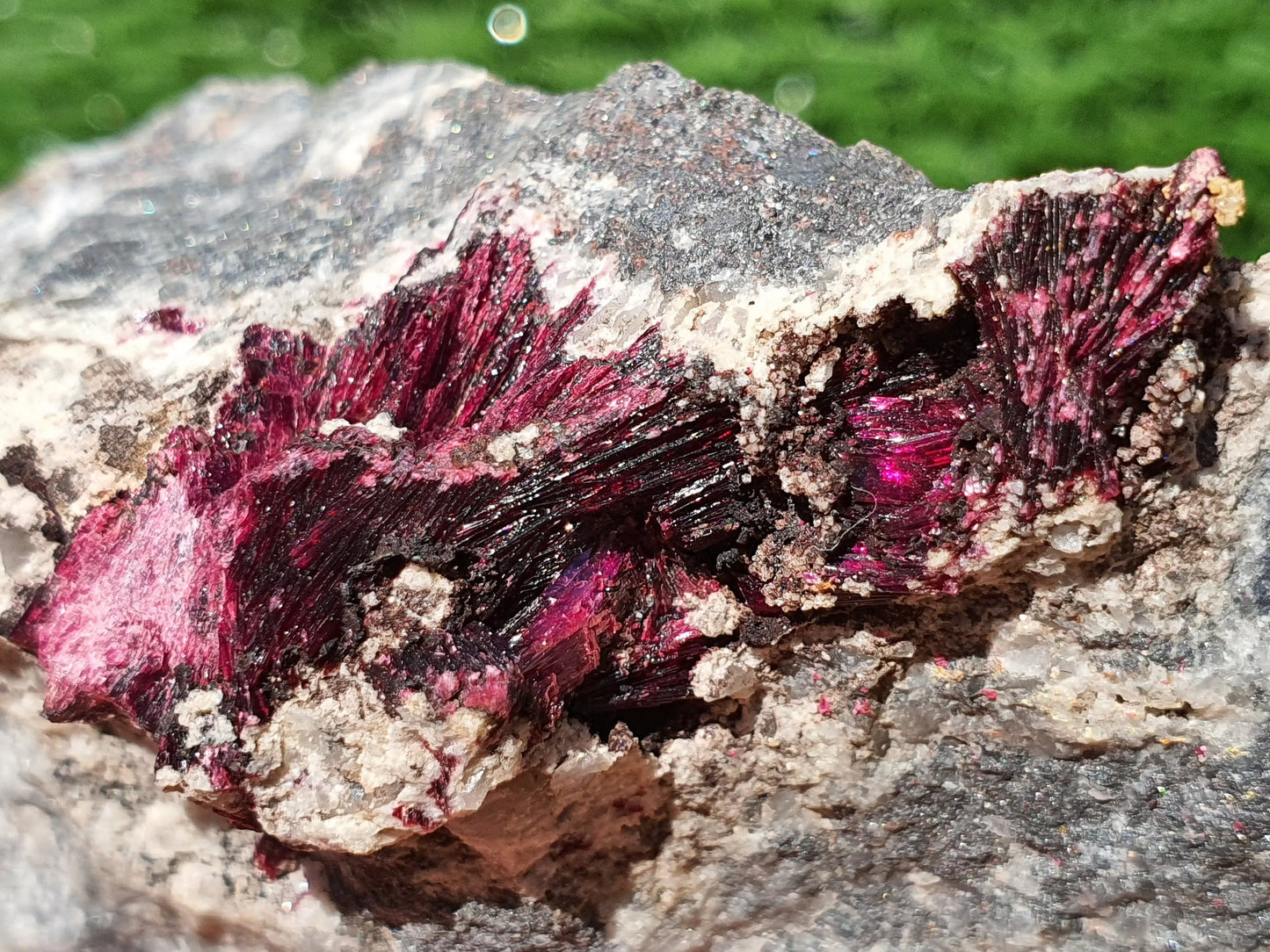 Stunning Piece of Pink Erythrite Crystal Cluster, Pink Erythrite Crystal - MeteoriteNwa.com
