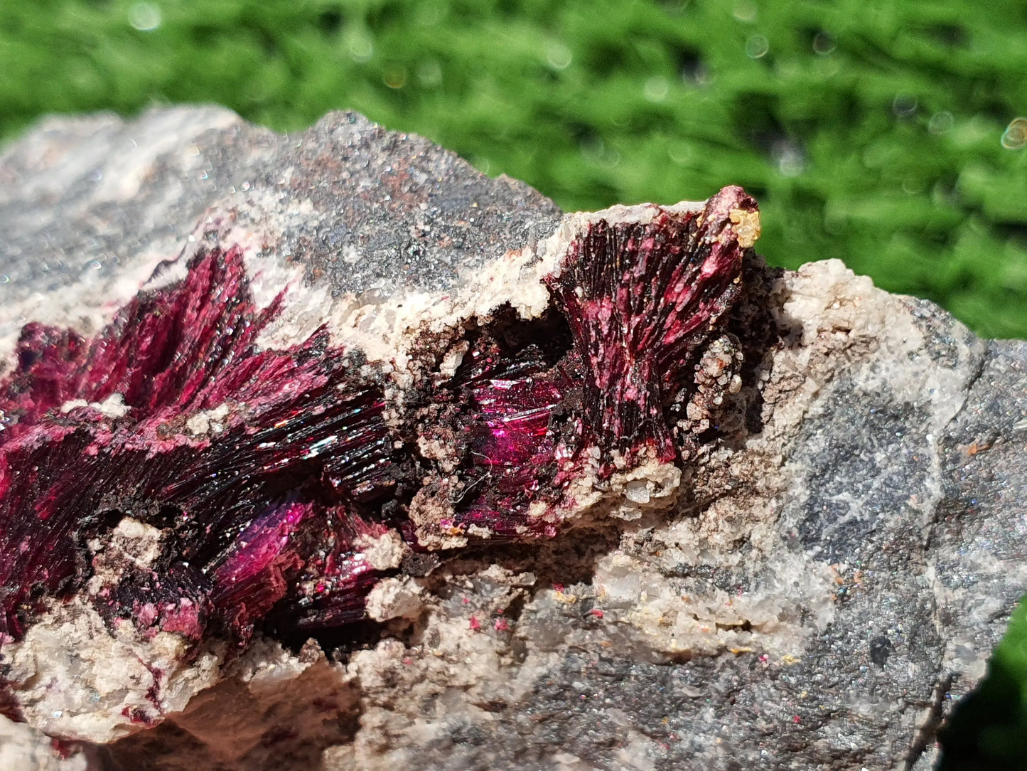 Stunning Piece of Pink Erythrite Crystal Cluster, Pink Erythrite Crystal - MeteoriteNwa.com