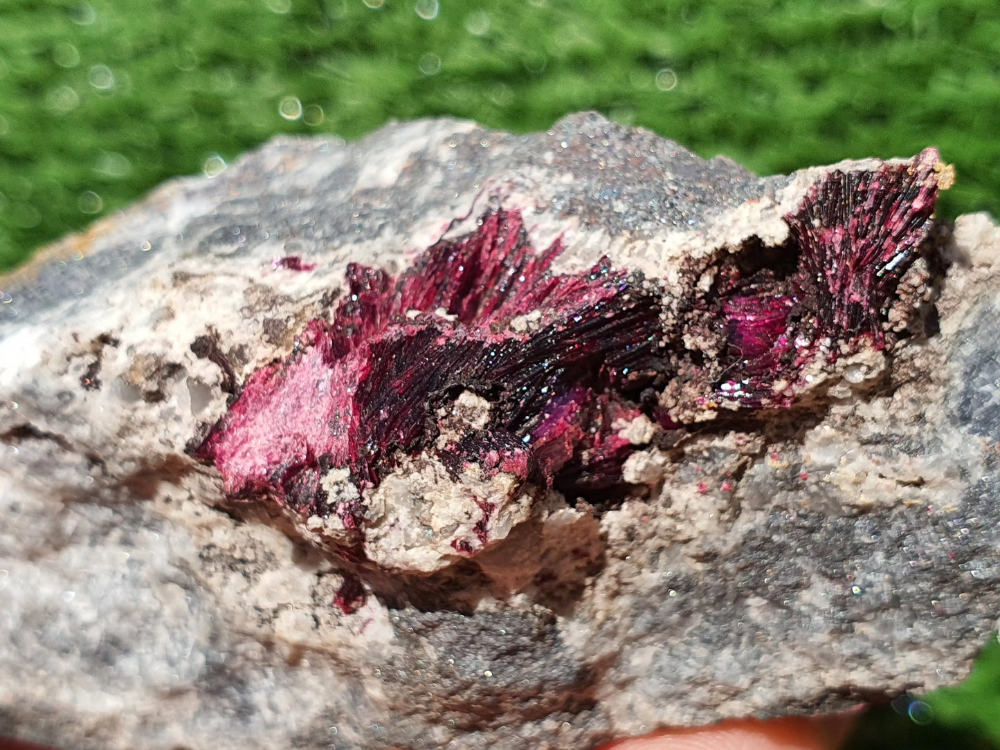 Stunning Piece of Pink Erythrite Crystal Cluster, Pink Erythrite Crystal - MeteoriteNwa.com