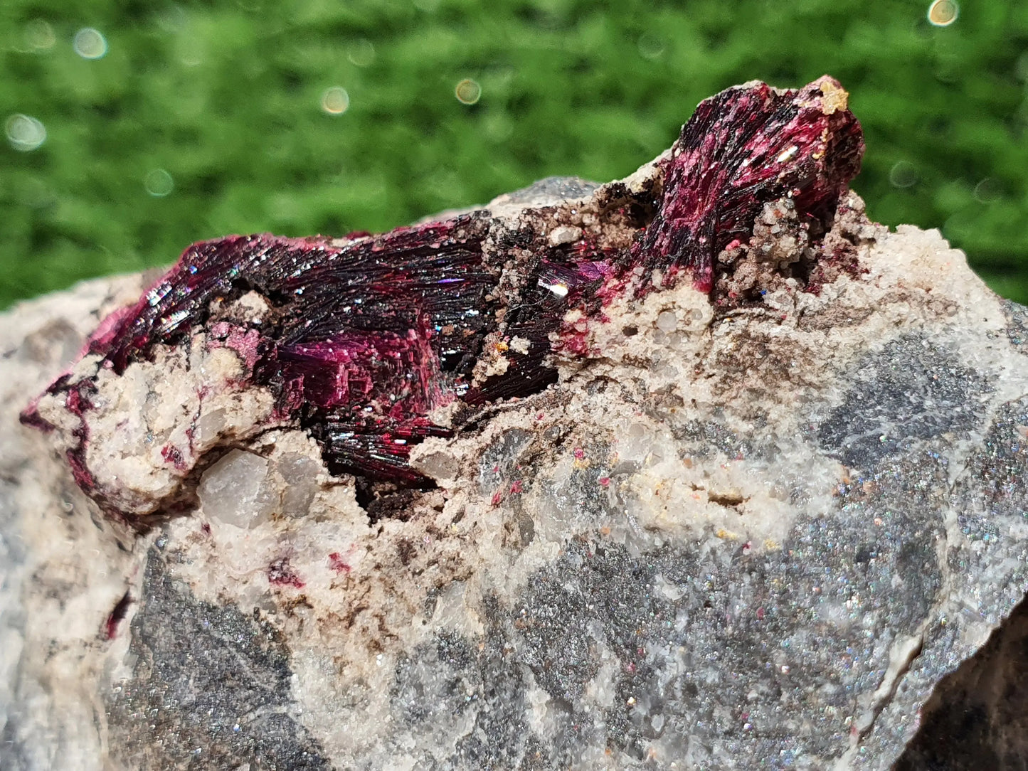 Stunning Piece of Pink Erythrite Crystal Cluster, Pink Erythrite Crystal - MeteoriteNwa.com