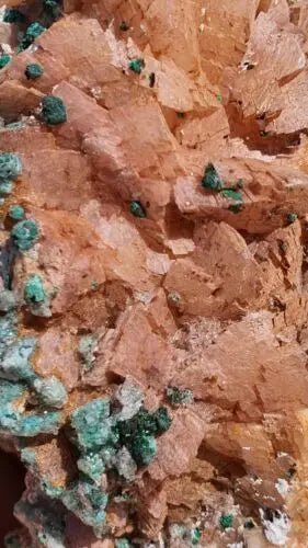 Stunning Rosasite Specimen Mibladen, Morocco Unique Color & Crystal Structure 2 - MeteoriteNwa.com