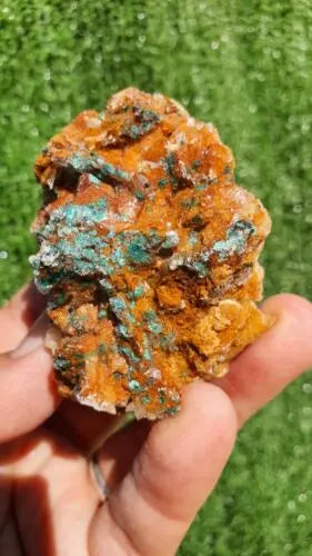 Stunning Rosasite Specimen Mibladen, Morocco Unique Color & Crystal Structure 7 - MeteoriteNwa.com