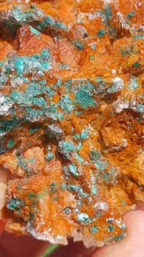 Stunning Rosasite Specimen Mibladen, Morocco Unique Color & Crystal Structure 7 - MeteoriteNwa.com