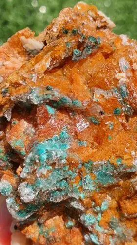 Stunning Rosasite Specimen Mibladen, Morocco Unique Color & Crystal Structure 7 - MeteoriteNwa.com