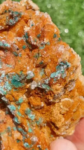 Stunning Rosasite Specimen Mibladen, Morocco Unique Color & Crystal Structure 7 - MeteoriteNwa.com
