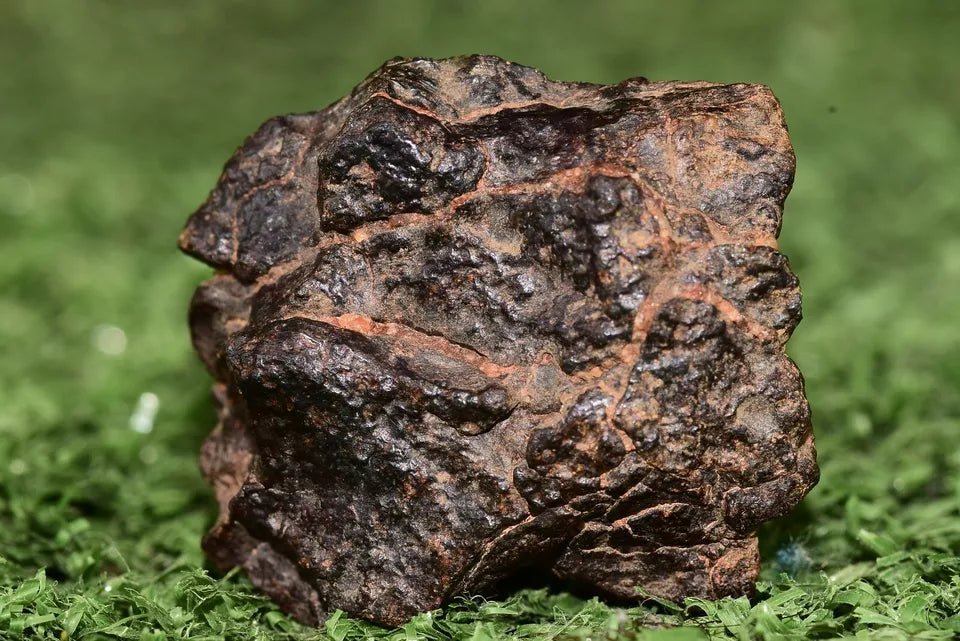 Meteorite Mesosiderite stony Iron NWA 14867 Endcut 16.8g - MeteoriteNwa.com