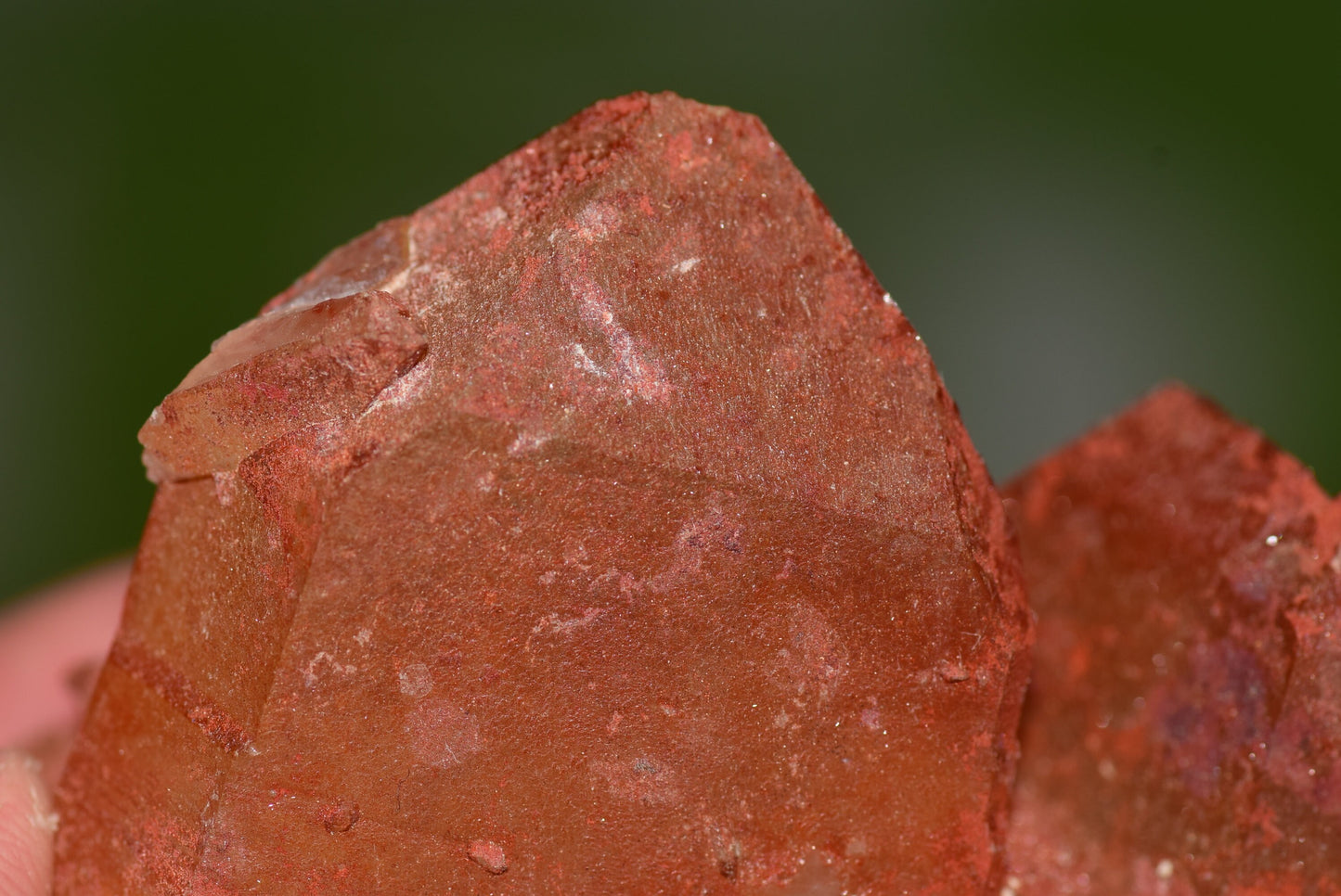 Red Hematoid Quartz Genuine Gemstone Sharp Tower Pointy Cluster Freeform Crystal from Morocco Fire Quartz Red Hematite - MeteoriteNwa.com