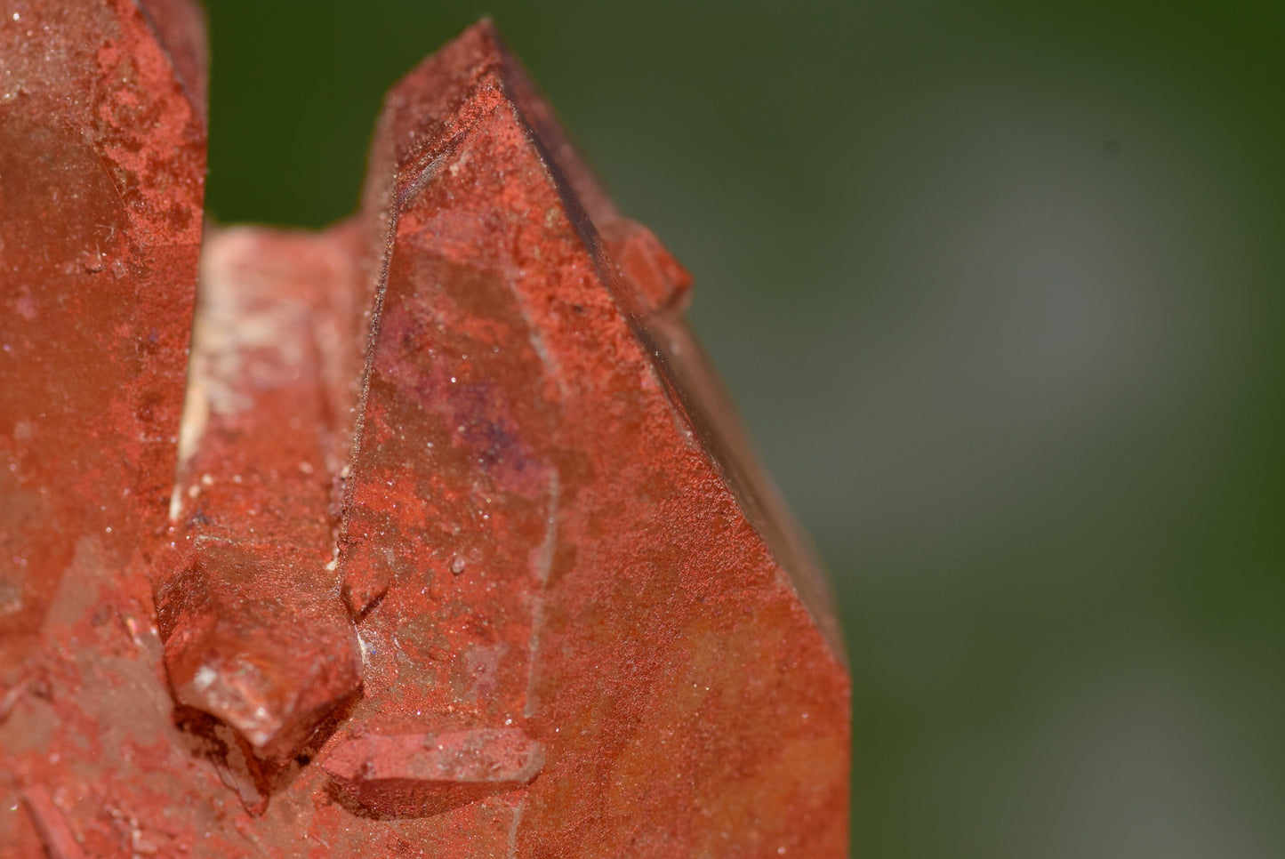 Red Hematoid Quartz Genuine Gemstone Sharp Tower Pointy Cluster Freeform Crystal from Morocco Fire Quartz Red Hematite - MeteoriteNwa.com