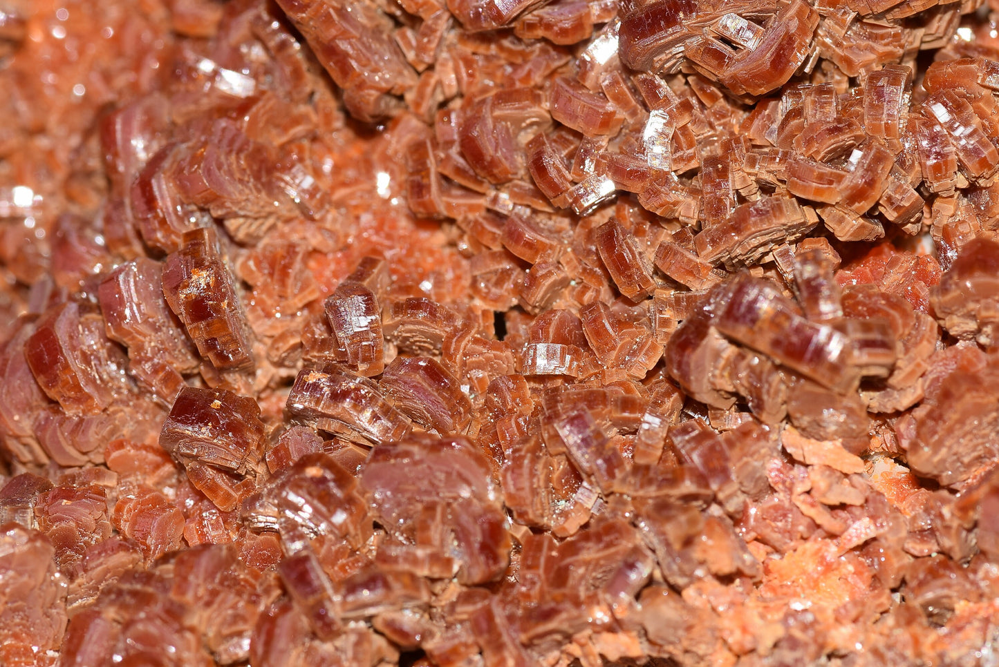 Vanadinite Mineral on Matrix Red Orange Genuine Crystals from Morocco Raw Druzy Natural Specimen Earth Chakra Grounding Gemstone - MeteoriteNwa.com