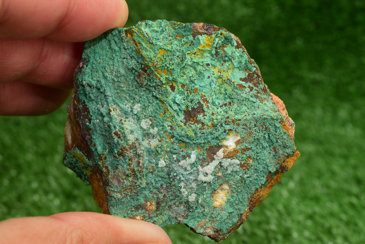 Malachite Crystal from Morocco - Freeform Cluster Shape, Natural and Genuine - MeteoriteNwa.com