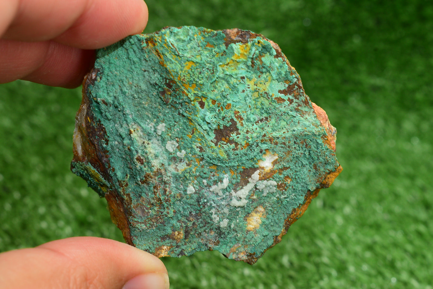 Malachite Crystal from Morocco - Freeform Cluster Shape, Natural and Genuine - MeteoriteNwa.com