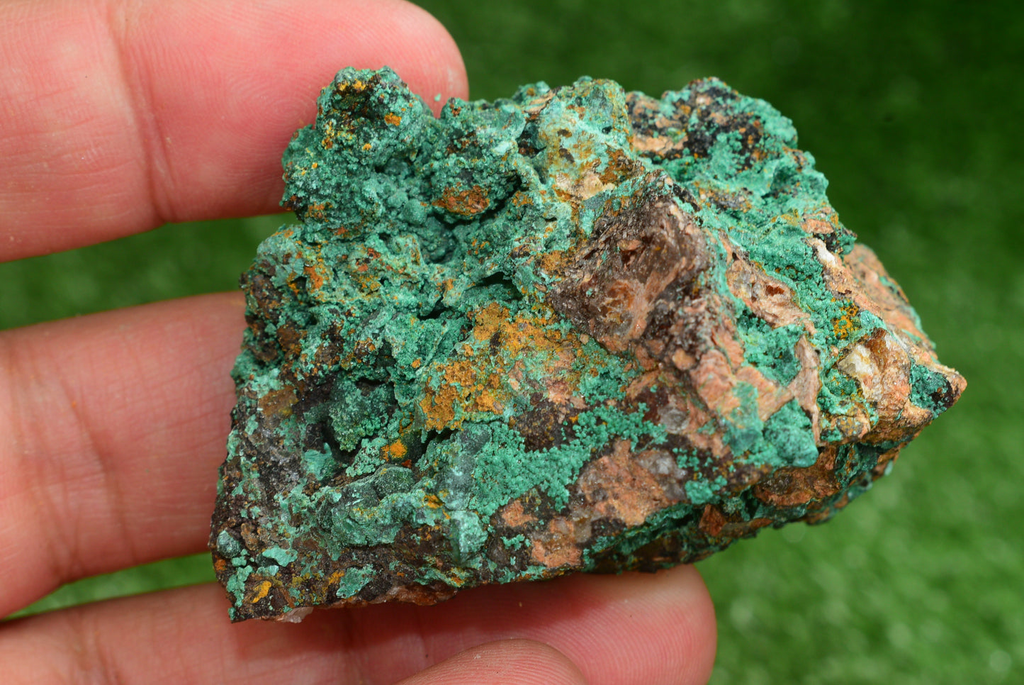 Malachite Crystal from Morocco - Freeform Cluster Shape, Natural and Genuine - MeteoriteNwa.com