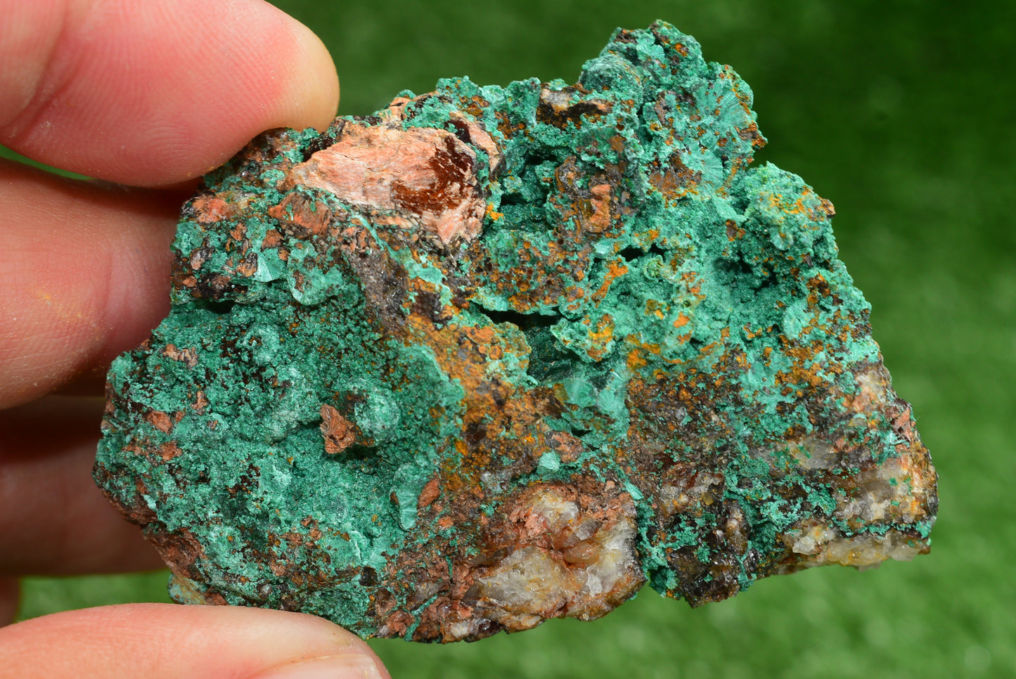 Malachite Crystal from Morocco - Freeform Cluster Shape, Natural and Genuine - MeteoriteNwa.com