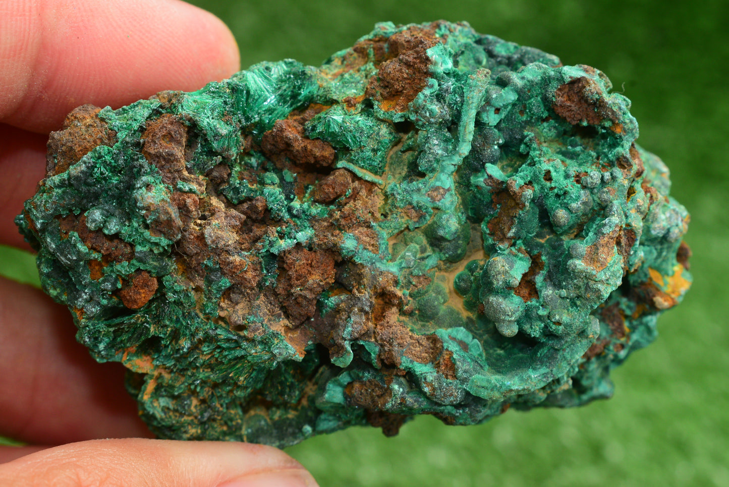 Malachite Crystal from Morocco - Freeform Cluster Shape, Natural and Genuine - MeteoriteNwa.com