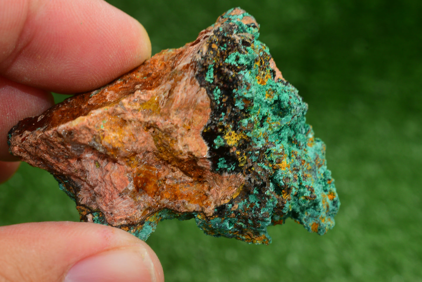Malachite Crystal from Morocco - Freeform Cluster Shape, Natural and Genuine - MeteoriteNwa.com