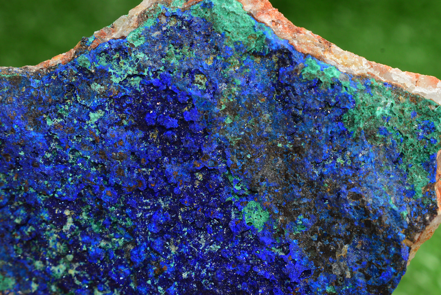 Azurite over Malachite Crystal from Morocco - Freeform Cluster Shape, Natural and Genuine - MeteoriteNwa.com