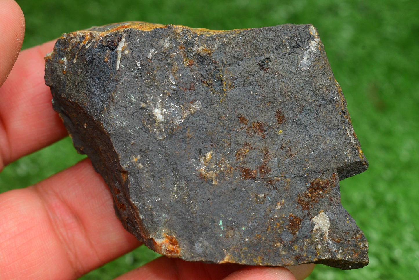 Azurite over Malachite Crystal from Morocco - Freeform Cluster Shape, Natural and Genuine - MeteoriteNwa.com