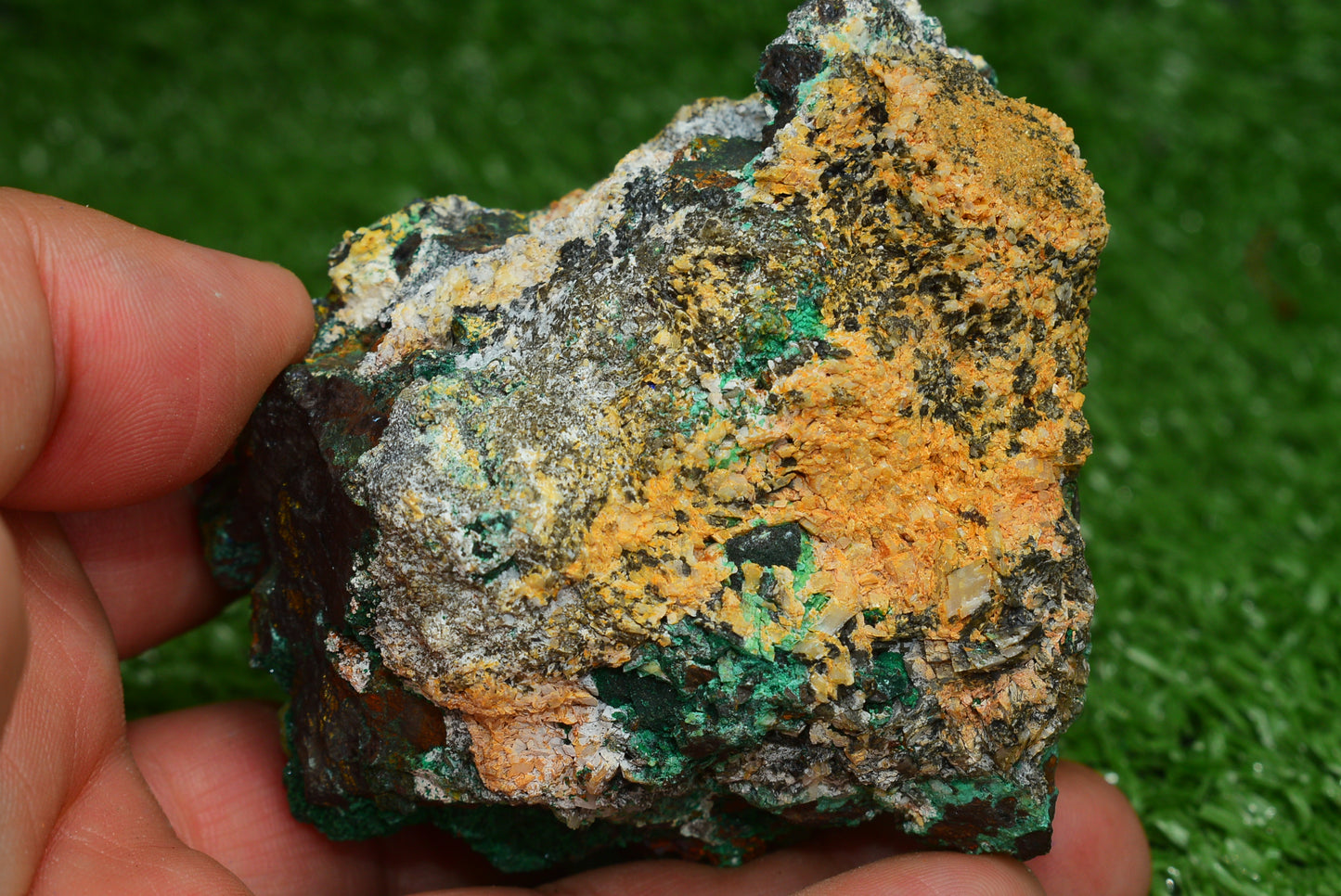 Malachite Crystal from Morocco - Freeform Cluster Shape, Natural and Genuine - MeteoriteNwa.com