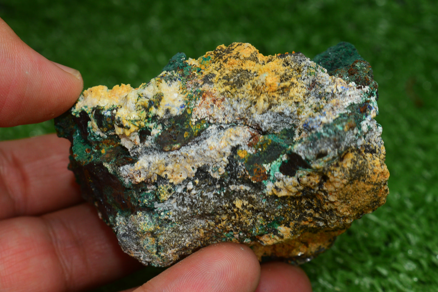 Malachite Crystal from Morocco - Freeform Cluster Shape, Natural and Genuine - MeteoriteNwa.com