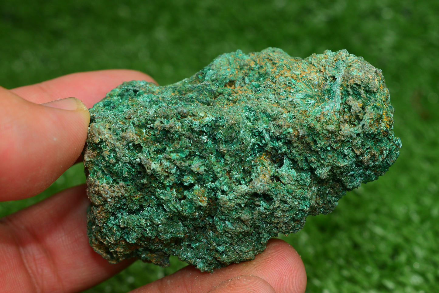 Malachite Crystal from Morocco - Freeform Cluster Shape, Natural and Genuine - MeteoriteNwa.com