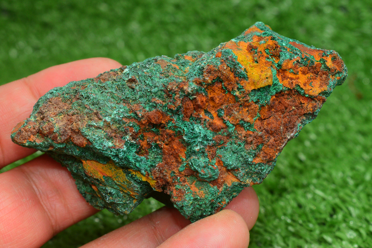 Malachite Crystal from Morocco - Freeform Cluster Shape, Natural and Genuine - MeteoriteNwa.com